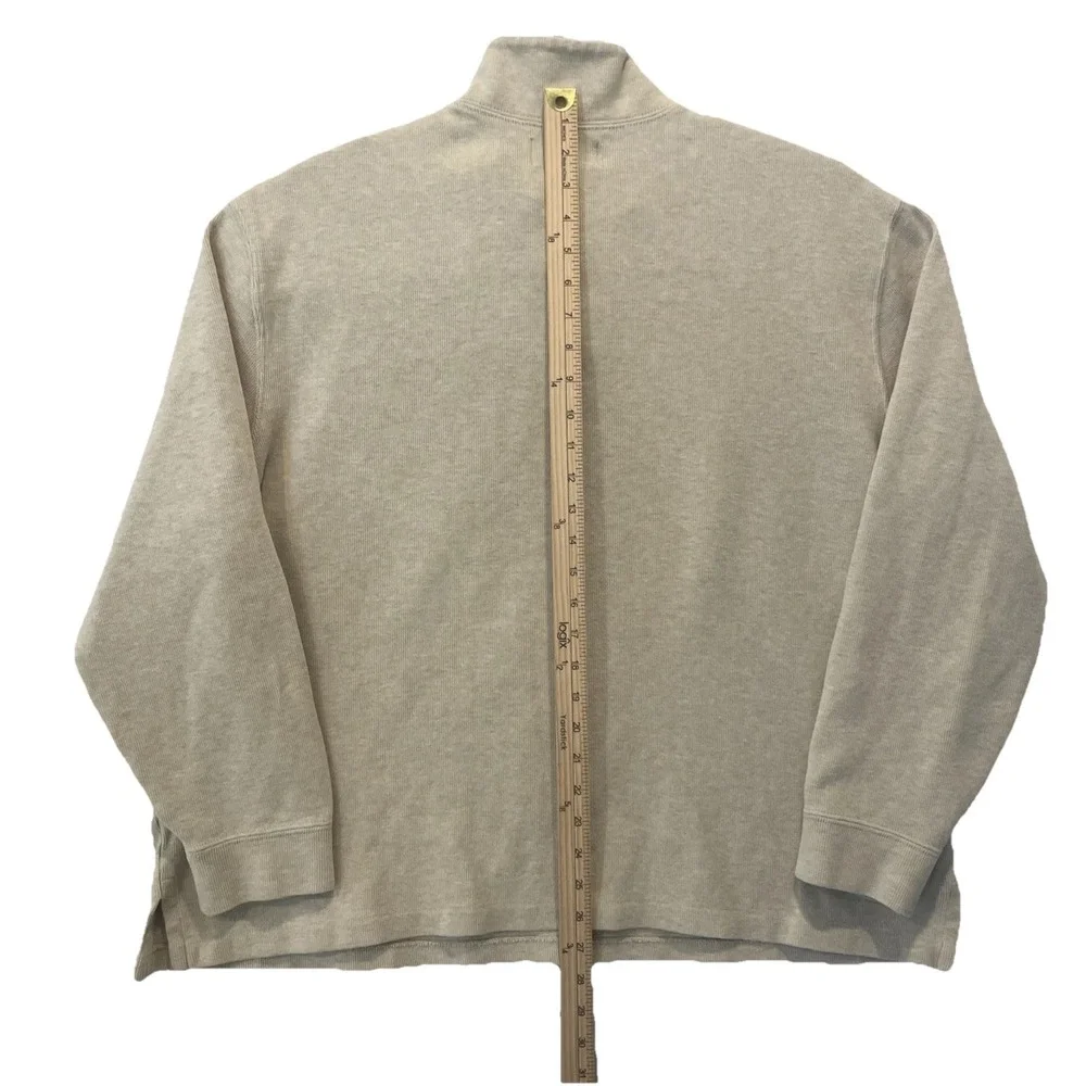Polo‎ Ralph Lauren XL TAN Quarter Zip 1/4 Tight Knit Pony ~ EXCELLENT Fast Ship